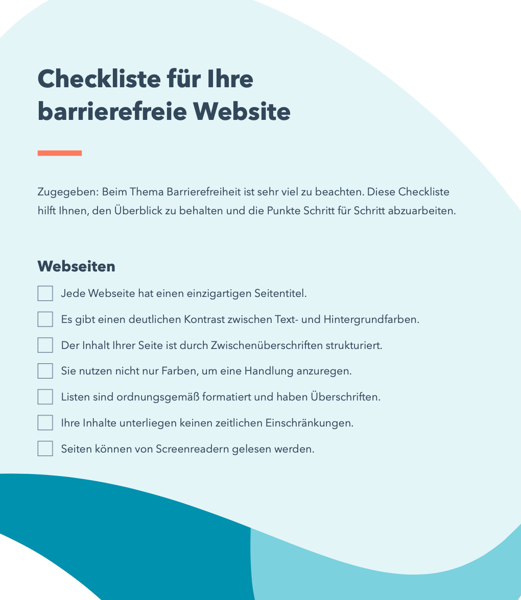 Leitfaden Für Eine Barrierefreie Website